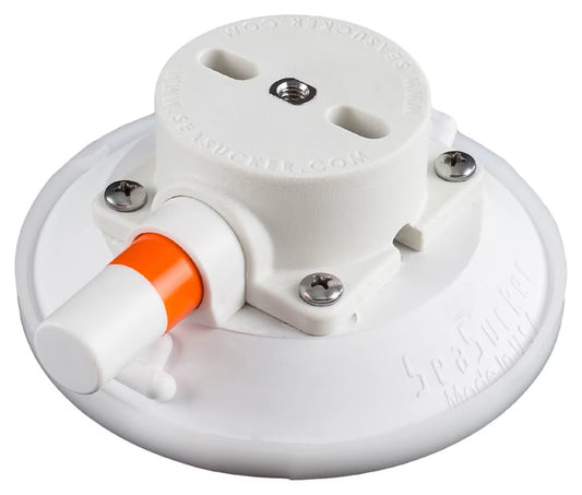 SeaSucker Vacuum Mounts – 6" & 4.5" (Black & White)
