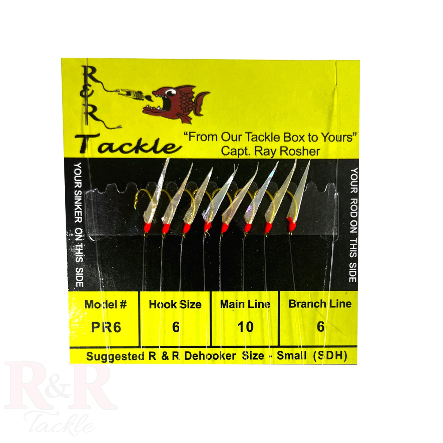 PR Mono Bait Rigs- with fish skin & red heads