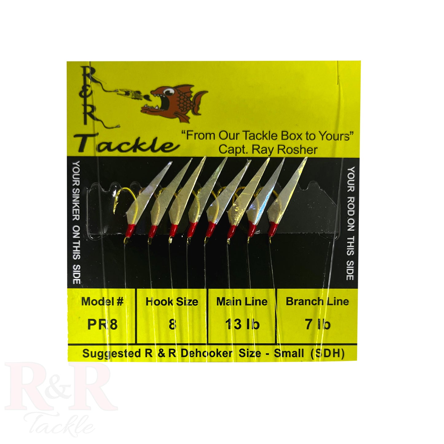 PR Mono Bait Rigs- with fish skin & red heads