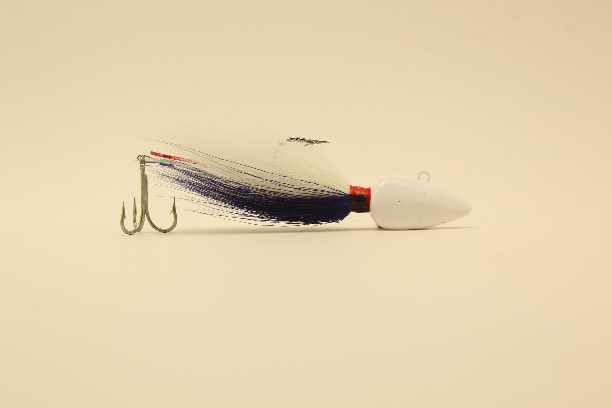 Jigs with treble hook, Buck tail jigs, King fish, Grouper jigs, Deepwater jigs.