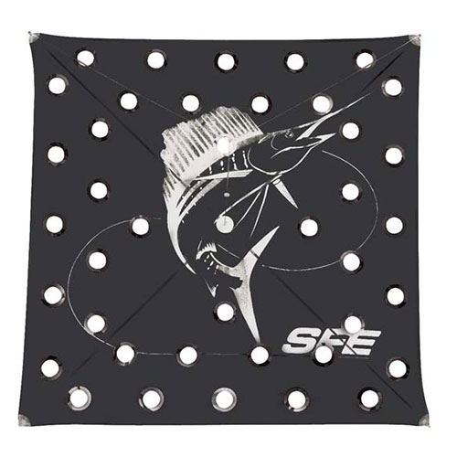 SFE Kites -Extra Heavy 40 Hole Small- R&R Tackle Co. | Premium Saltwater Fishing Tackle. Ideal for very strong wind conditions, designed to maintain stability even on the windiest days.