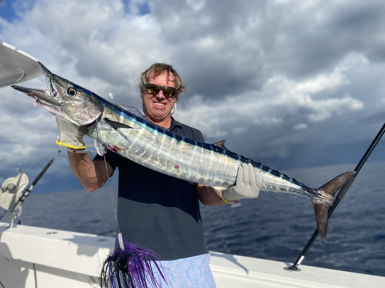 Wahoo High Speed Trolling- R&R Tackle Co. | Premium Saltwater Fishing Tackle. is an essential component for any angler looking to catch this fast and powerful fish. With a length of 30 feet and available in 150 lb and 300 lb strengths, this leader is designed to absorb the violent impacts when the fish strikes, protecting your gear from breakage.