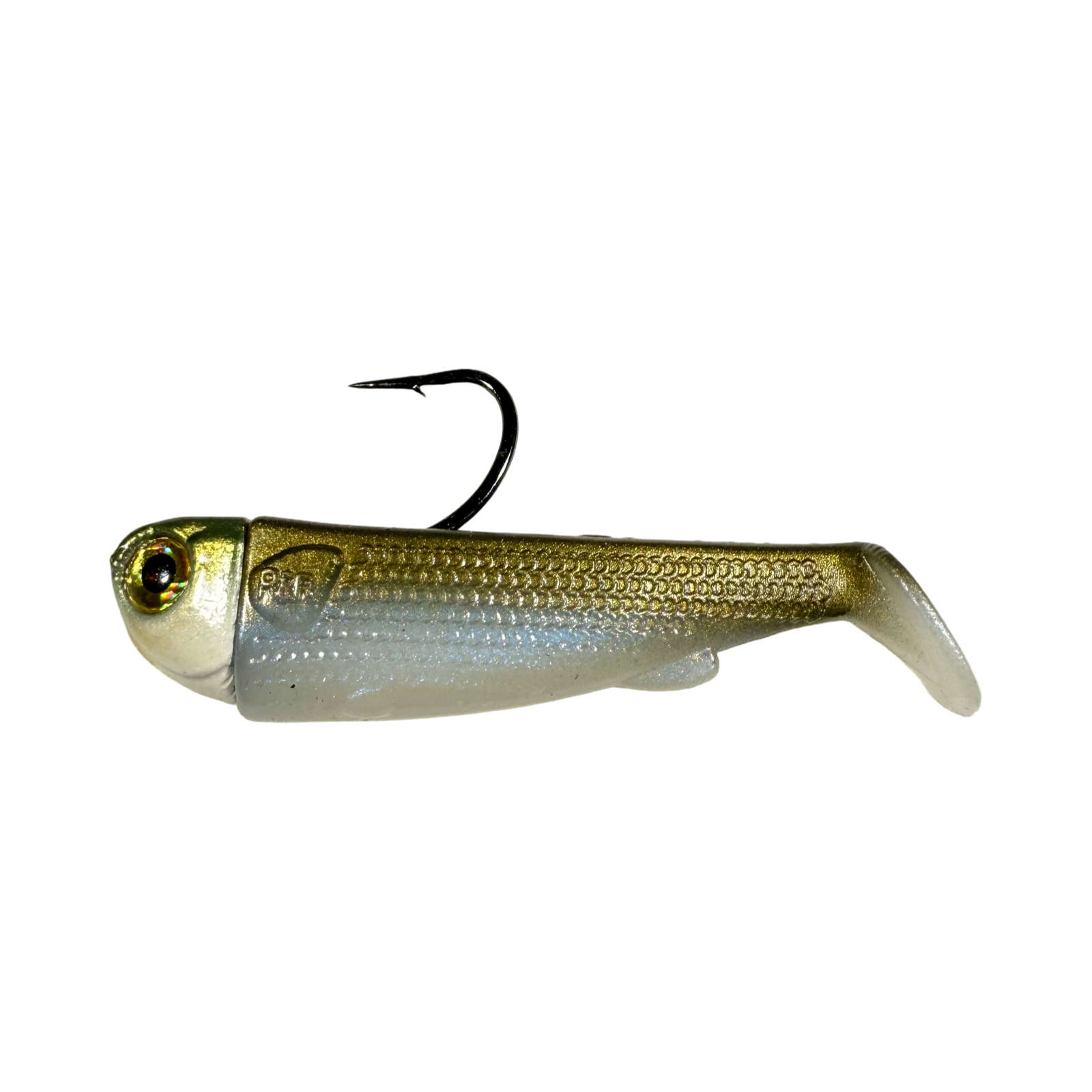 3'' Slide Baits Rigged 0.75oz / Silver Mullet