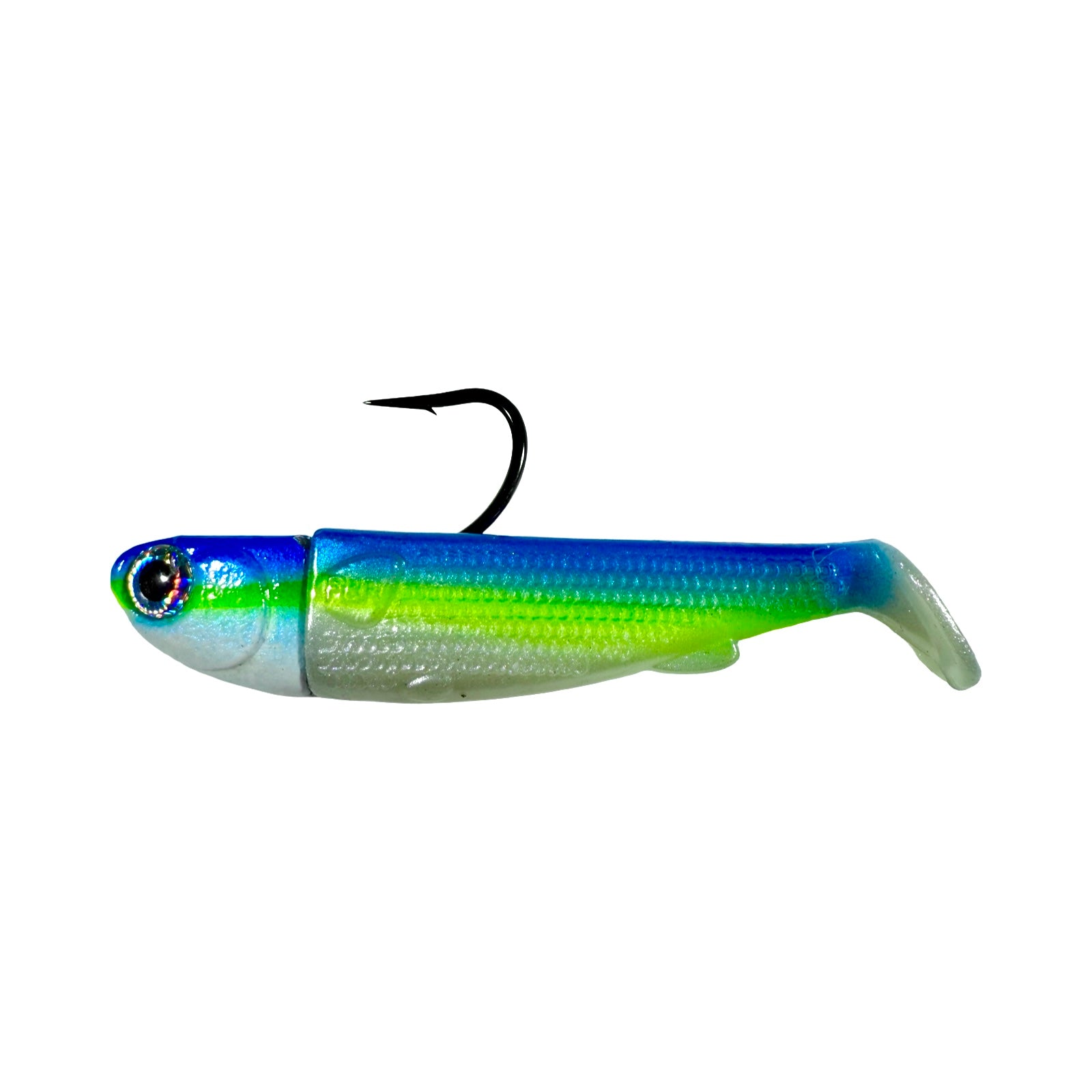 3'' Slide Baits Rigged 0.75oz / Silver Mullet