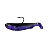 R&R Tackle Slide Bait 3inch Phantom, extra-strong 2X 4/0 black nickel hook, Line through, Pre-Rigged