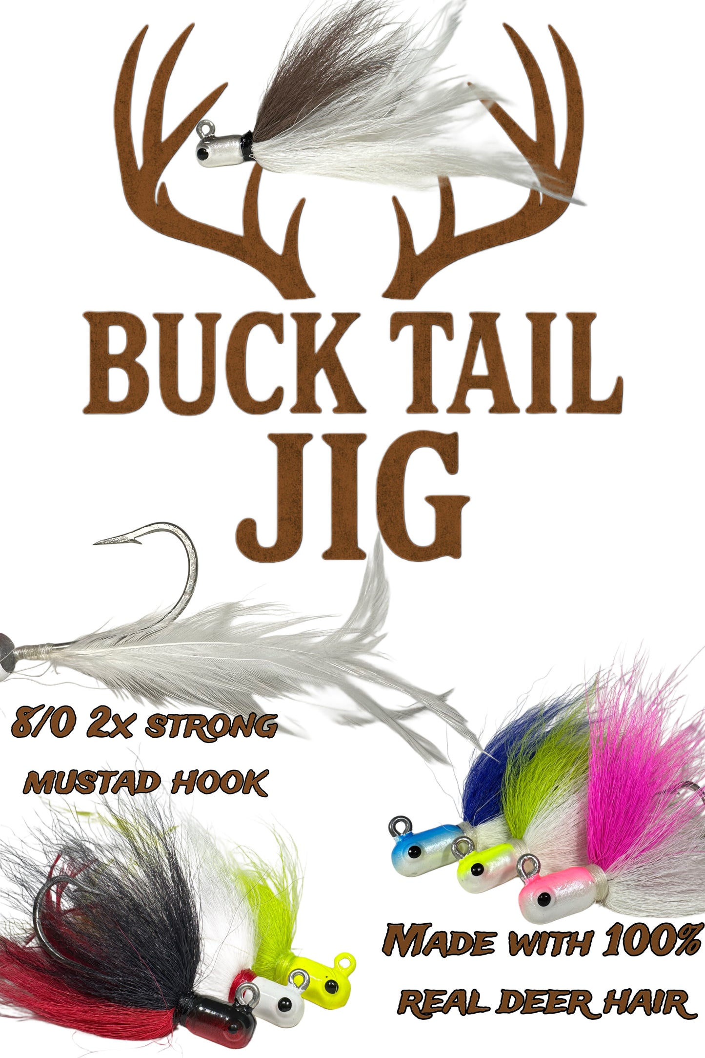 Heavy-Duty Bucktail Jigs