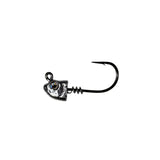 R&R Tackle Minnow Jig Head, Screw Lock Jig Head,  2/0 Mustad black nickel 2x strong hook , 3/8 oz