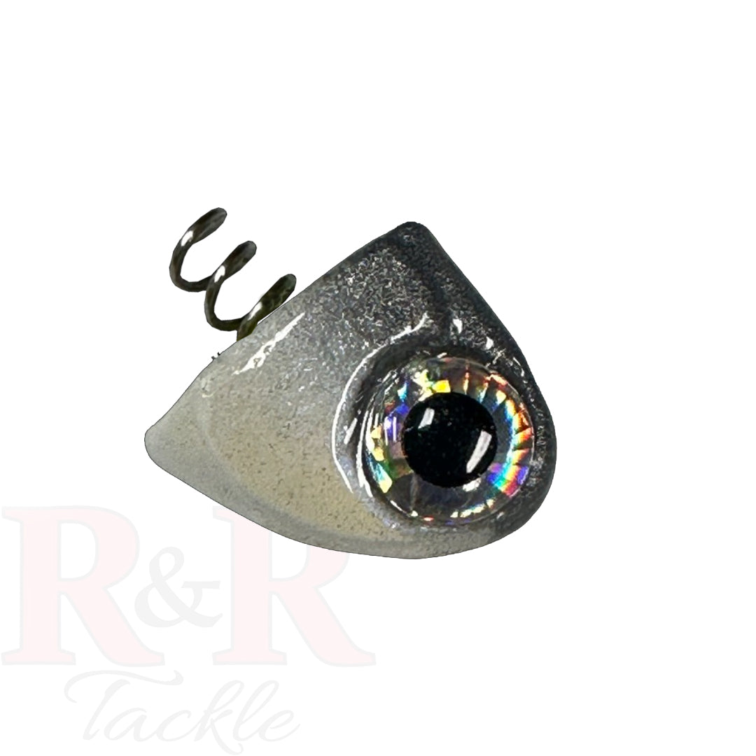 3" SlideBait Jighead- Mullet- R&R Tackle Co. | Premium Saltwater Fishing Tackle. Perfect for saltwater fishing and highly versatile in techniques like trolling, drifting, and more.