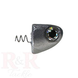 3" SlideBait Jighead- Mullet- R&R Tackle Co. | Premium Saltwater Fishing Tackle. Perfect for saltwater fishing and highly versatile in techniques like trolling, drifting, and more.