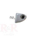 3" SlideBait Jighead - Pearl_White-R&R Tackle Co. | Premium Saltwater Fishing Tackle. The new lure from R&R Tackle is everything you need. This innovative design allows the through-line lure to slide up the leader when the fish jumps or makes a run, reducing the chances of the fish getting off the hook.