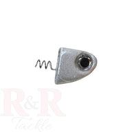 3" SlideBait Jighead - Pearl_White-R&R Tackle Co. | Premium Saltwater Fishing Tackle. The new lure from R&R Tackle is everything you need. This innovative design allows the through-line lure to slide up the leader when the fish jumps or makes a run, reducing the chances of the fish getting off the hook.