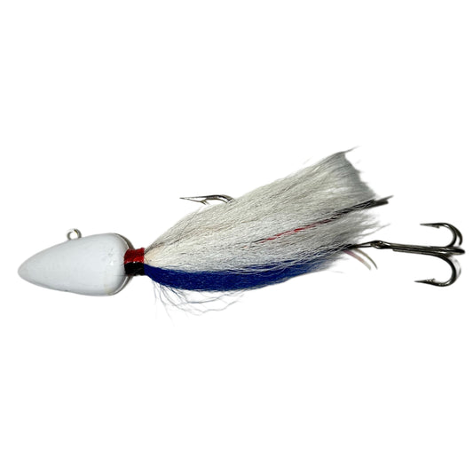 Arrowhead Bucktail Jigs with Stinger – Deep Drop Jig for Snapper, Grouper, Kingfish & More