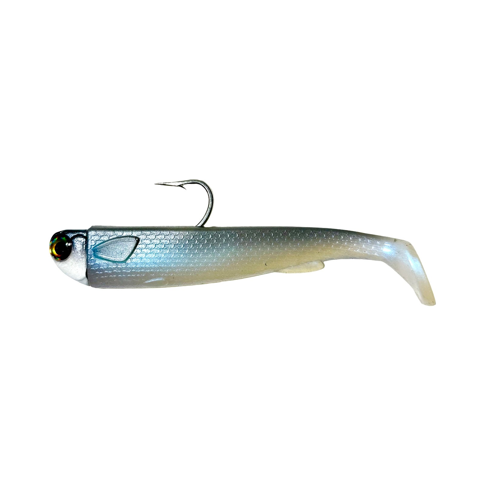 6in Slide Bait Rigg  Mullet .R&R Tackle Co. | Premium Saltwater Fishing. R&R Tackle 6-inch Slide Bait saltwater lure available in multiple color patterns
