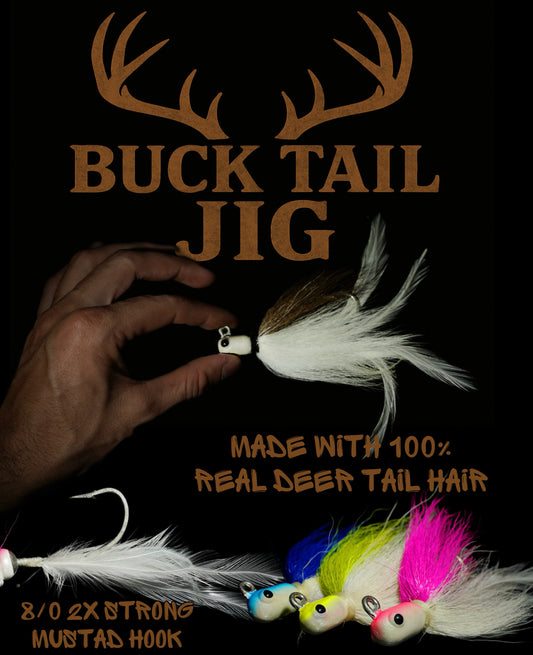 Heavy-Duty Bucktail Jigs