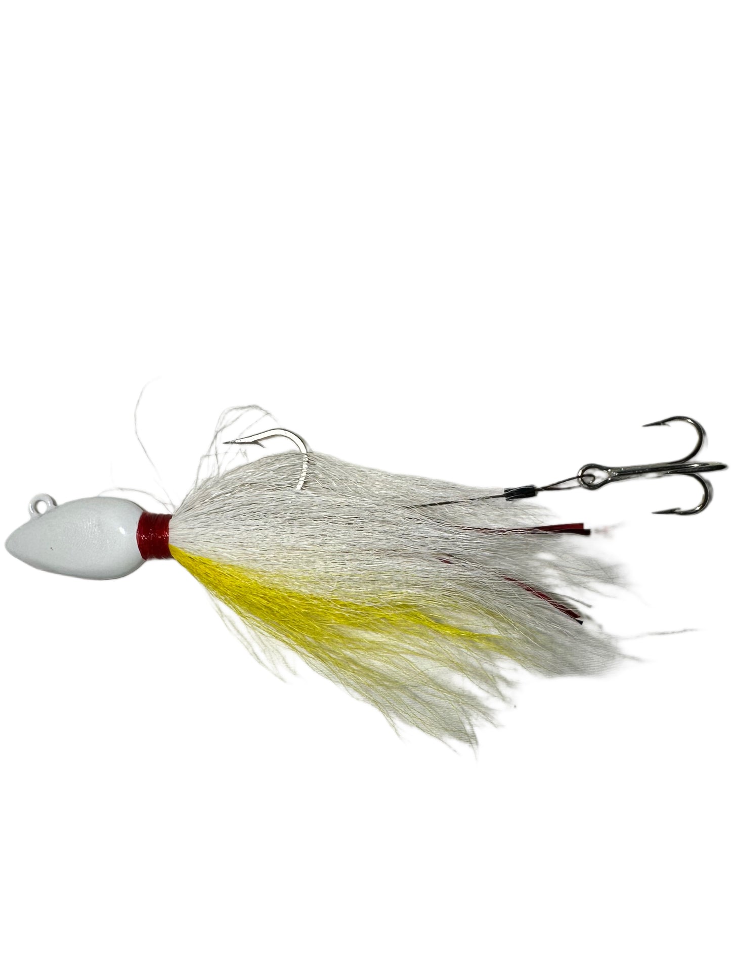 Arrowhead Bucktail Jigs with Stinger – Deep Drop Jig for Snapper, Grouper, Kingfish & More