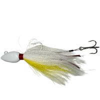 Arrowhead Bucktail Jigs with Stinger – Deep Drop Jig for Snapper, Grouper, Kingfish & More