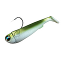 8in Slide Bait Rigg Olive .R&R Tackle Co. | Premium Saltwater Fishing. 8-inch Slide Bait R&R Tackle pre-rigged line-through lure with 7/0 Duratin hooks for saltwater fishingTackle. 