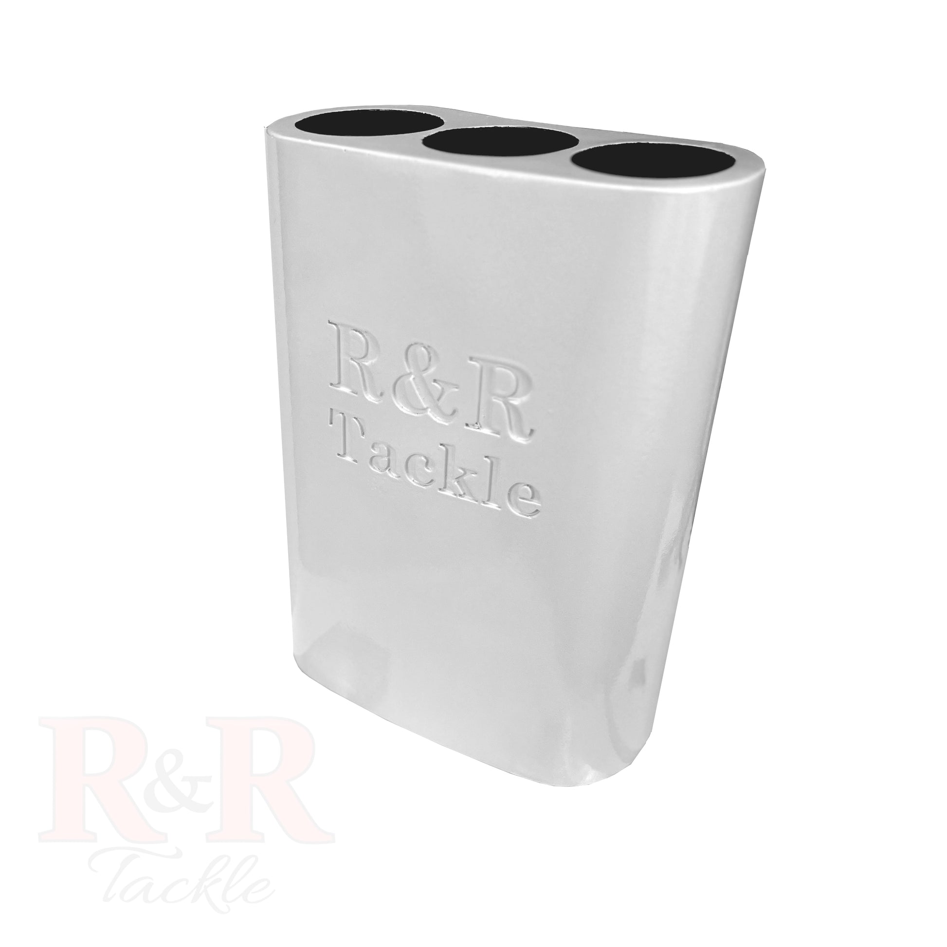 Bait Tube Small - R&R Tackle Co. | Premium Saltwater Fishing Tackle. Innovative tubes for holding and preserving live baits, with capacity for three individual baits. Designed to prevent leader tangles, they can be mounted on smooth surfaces with suction cups, with a durable SeaSucker or Rocket launcher bracket mounting option, ideal for any DIY project on your boat.