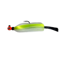R&R Tackle Aspirin Head Bolt, Jig, Flare hawk,  9/0 black nickel hook, nylon hair,