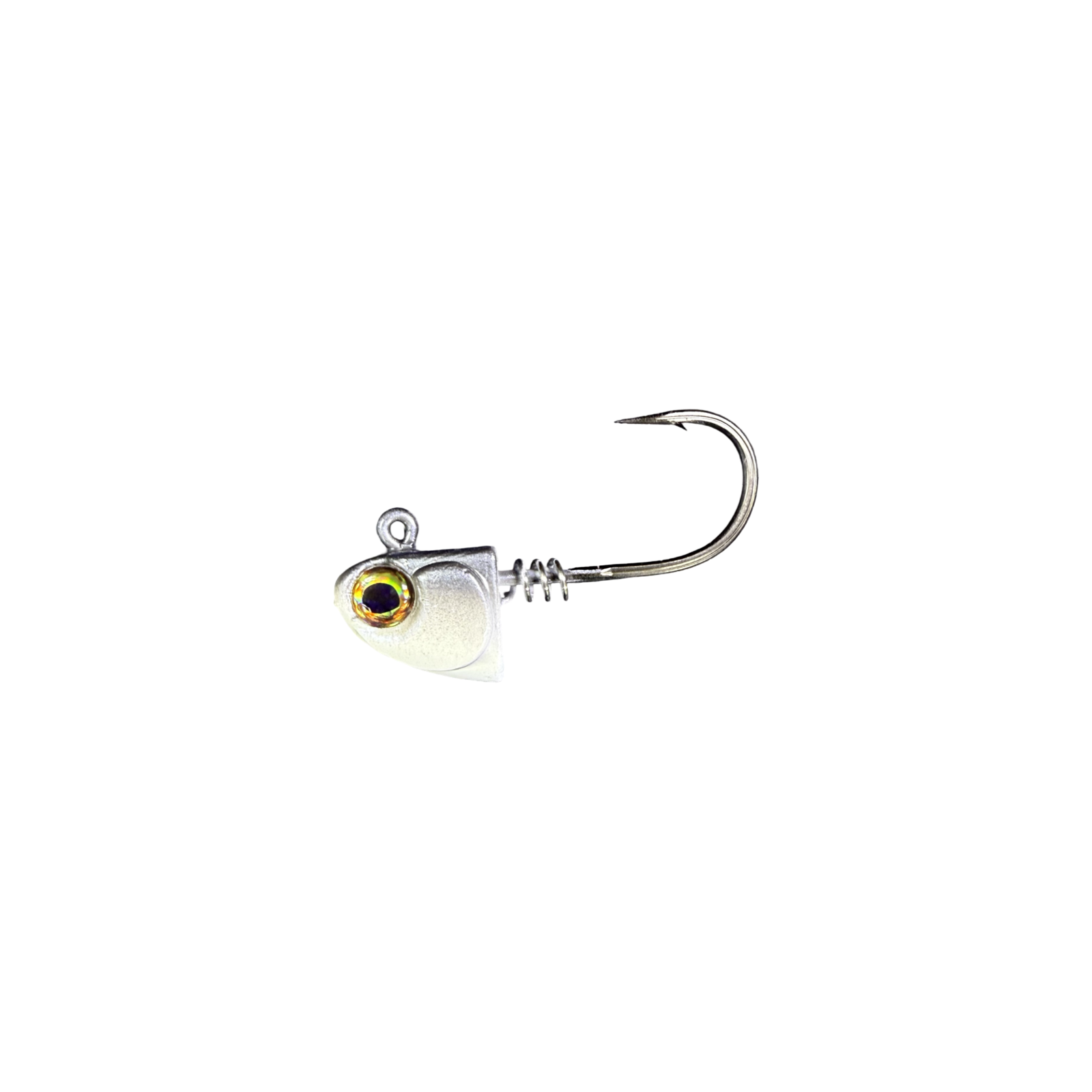 Bottom Sweepers Jighead Deluxe. Mullet_2_oz. R&R Tackle Co. | Premium Saltwater Fishing Tackle. R&R Tackle jighead with heavy-duty hook designed for structure and bottom fishing.