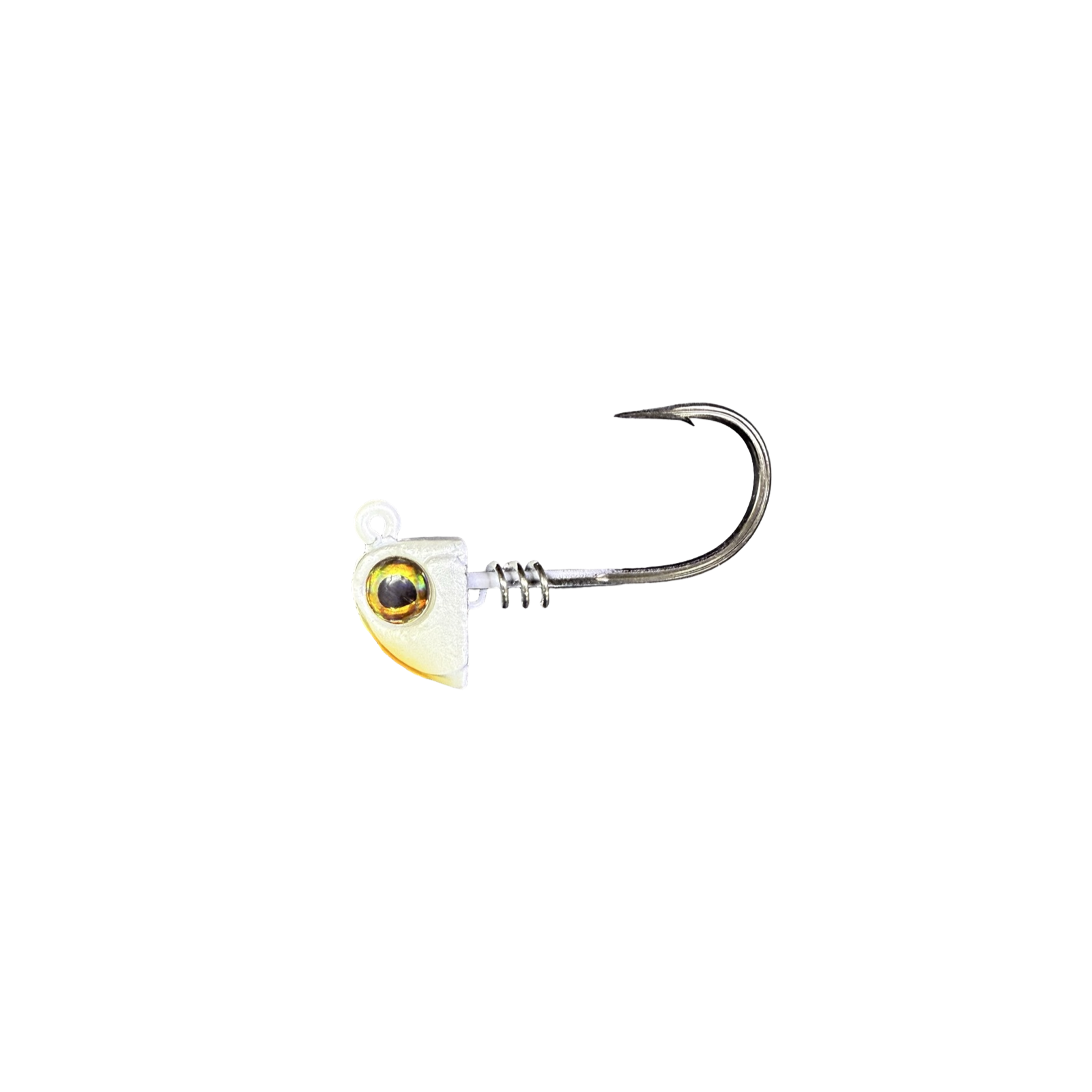 Bottom Sweepers Jighead Deluxe. Pearl_1_oz. R&R Tackle Co. | Premium Saltwater Fishing Tackle. Bottom Sweeper Jighead Deluxe featuring 6/0 Mustad 4X strong hook for heavy fights. 