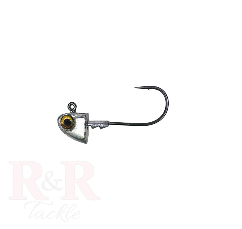 Bottom Sweeper Jighead -1.5oz- R&R Tackle Co. | Premium Saltwater Fishing Tackle. Heavy-Duty Bottom Sweeper Jigheads with 2X Strong Mustad Hook