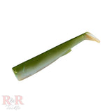 Bottom Sweepers Tails Deluxe Olive 6in. R&R Tackle Co. | Premium Saltwater Fishing Tackle. Bottom Sweepers Tails Deluxe compatible with Bottom Sweeper Deluxe jigheads. 