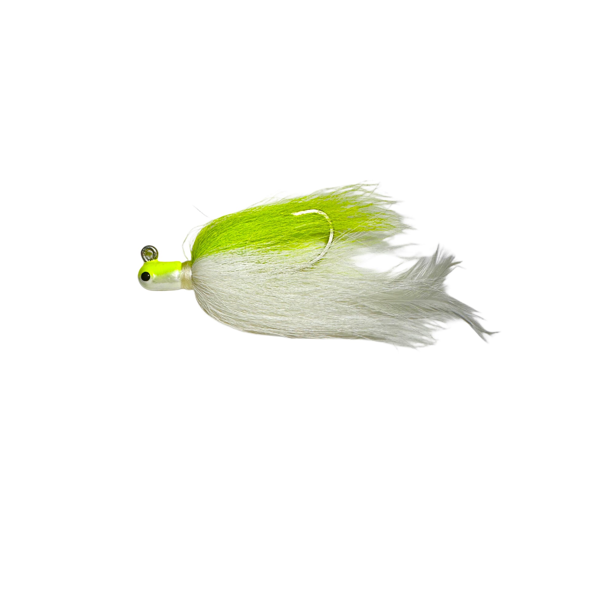 Heavy-Duty Bucktail Jigs WH/WH/RD / 1.5 oz