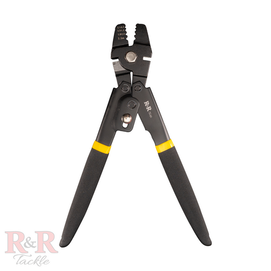 Crimpers_R&R Tackle Co. | Premium Saltwater Fishing Tackle. Designed for anglers who leave nothing to chance—these crimpers are the essential tool for creating strong, clean, and reliable connections in any condition.