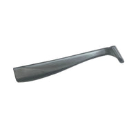Dark_Silver_Tails- R&R Tackle Co. | Premium Saltwater Fishing Tackle. These tails are hand-injected with high-quality soft plastic, giving them a natural texture and realistic movement in the water.