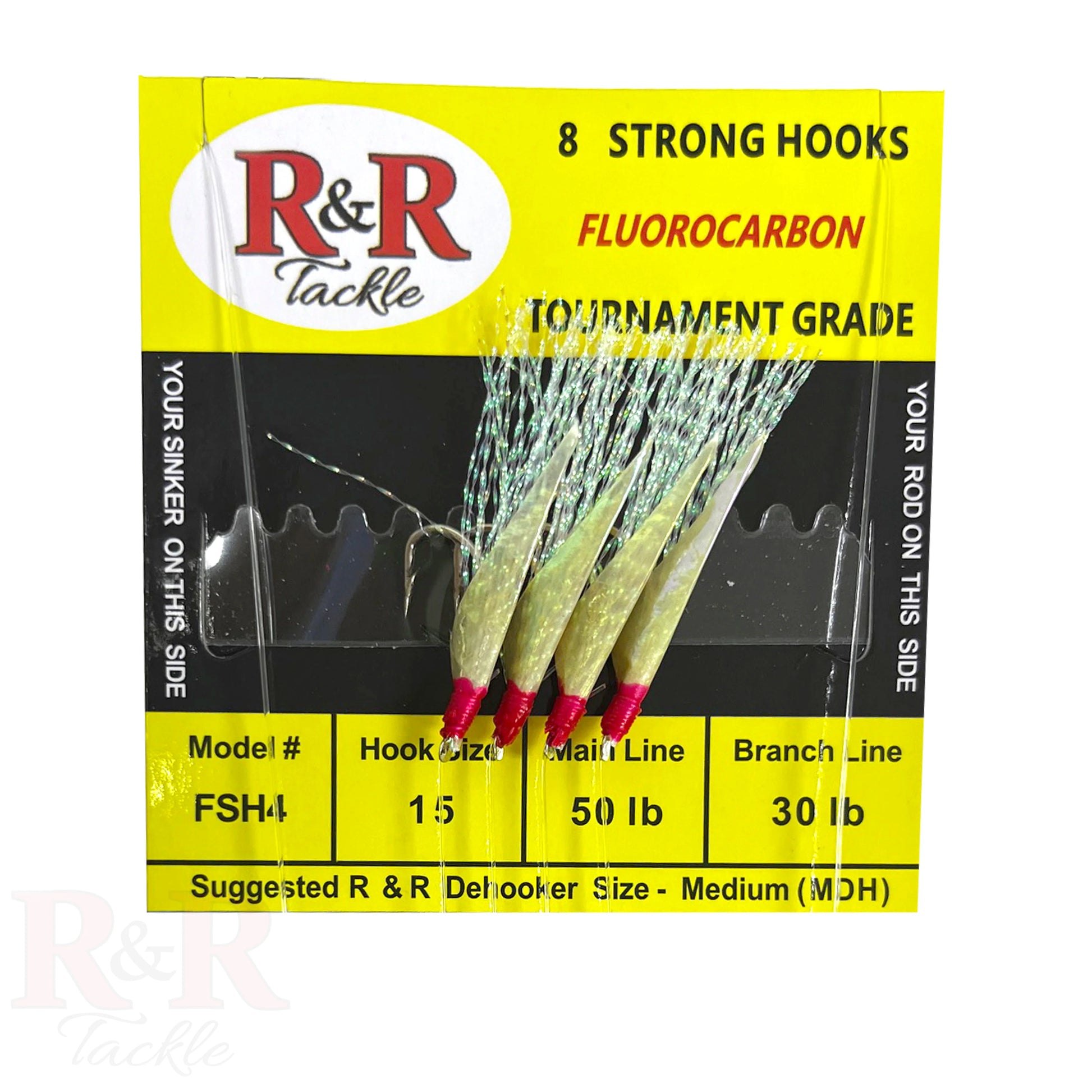 10 Or 20 Packs – 3 Feather & Fish Skin Sabiki Rigs – Saltwater Fishing Rigs With 6 Hooks, Glow Beads, Handmade