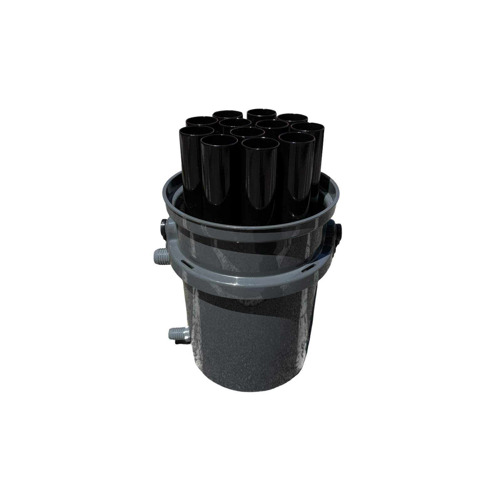 Live Bait Bucket Tube – 12 Holes- R&R Tackle Co. | Premium Saltwater Fishing Tackle. made in the USA, is specially designed for Flying Fish but could be use for other baitfish as well. Each tube is 17-inches tall and 2 inches round.