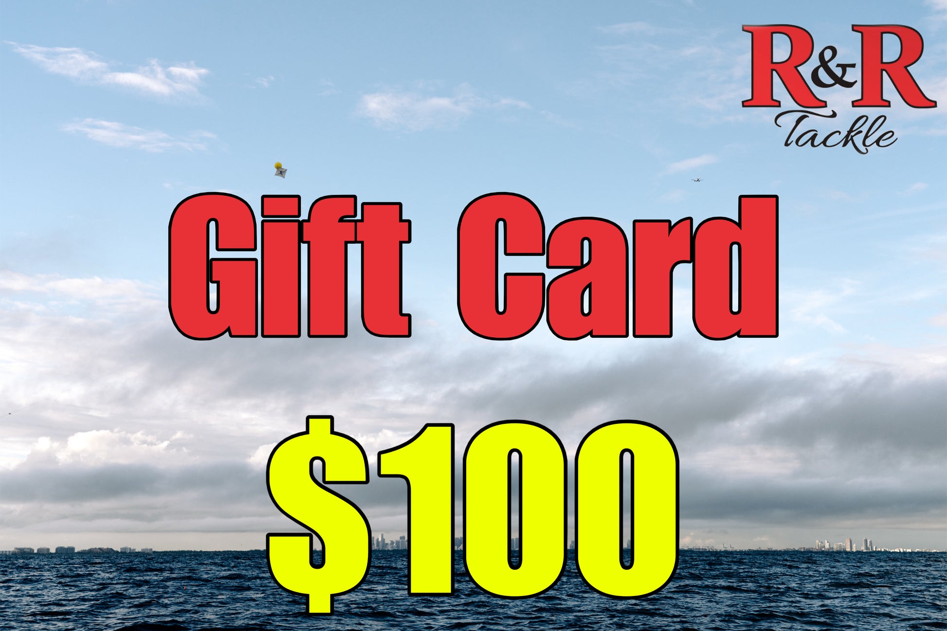 Gift Cards $100. R&R Tackle Co. | Premium Saltwater Fishing Tackle.  Perfect for birthdays, holidays, tournaments, or last-minute gifts, our gift cards give anglers access to premium fishing gear built for performance and durability—whether they’re chasing offshore giants or dialing in their everyday setup.