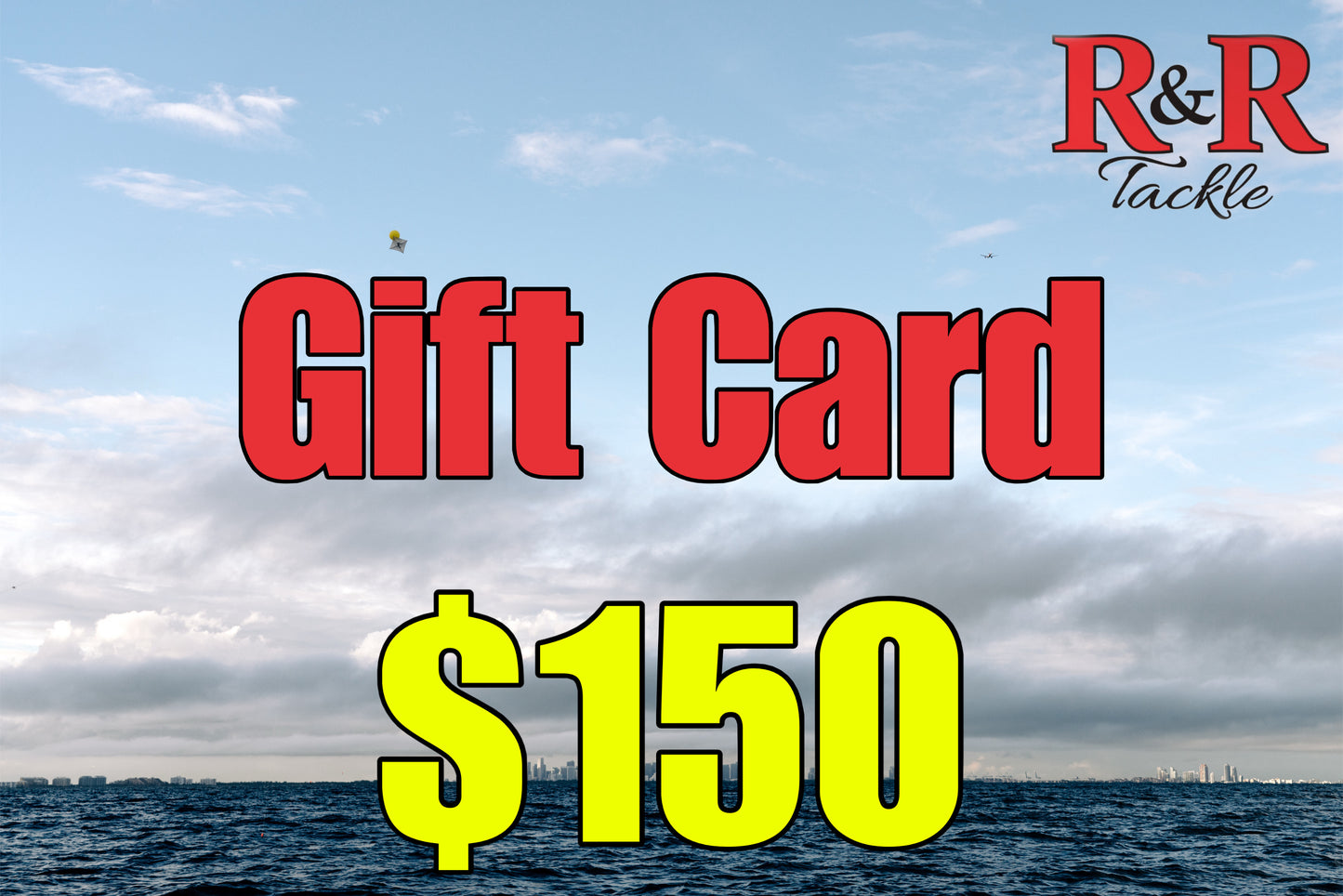 Gift Cards $150. R&R Tackle Co. | Premium Saltwater Fishing Tackle.  Perfect for birthdays, holidays, tournaments, or last-minute gifts, our gift cards give anglers access to premium fishing gear built for performance and durability—whether they’re chasing offshore giants or dialing in their everyday setup.