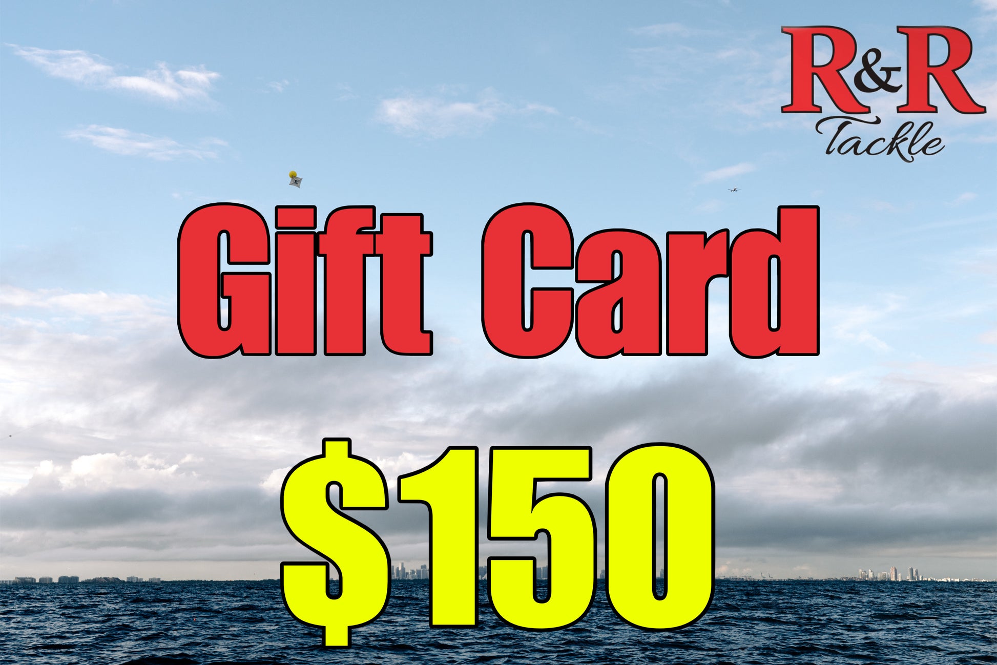Gift Cards $150. R&R Tackle Co. | Premium Saltwater Fishing Tackle.  Perfect for birthdays, holidays, tournaments, or last-minute gifts, our gift cards give anglers access to premium fishing gear built for performance and durability—whether they’re chasing offshore giants or dialing in their everyday setup.