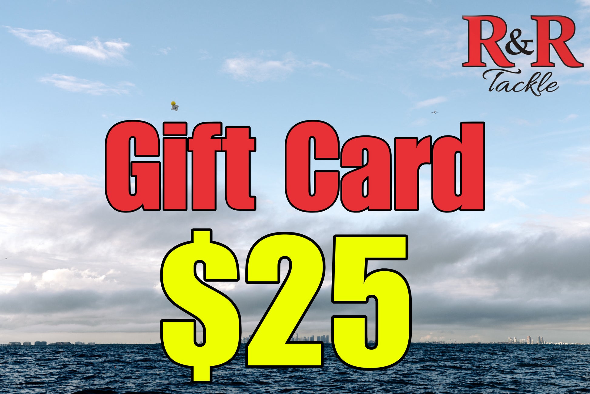 Gift Cards $25. R&R Tackle Co. | Premium Saltwater Fishing Tackle.  Perfect for birthdays, holidays, tournaments, or last-minute gifts, our gift cards give anglers access to premium fishing gear built for performance and durability—whether they’re chasing offshore giants or dialing in their everyday setup.