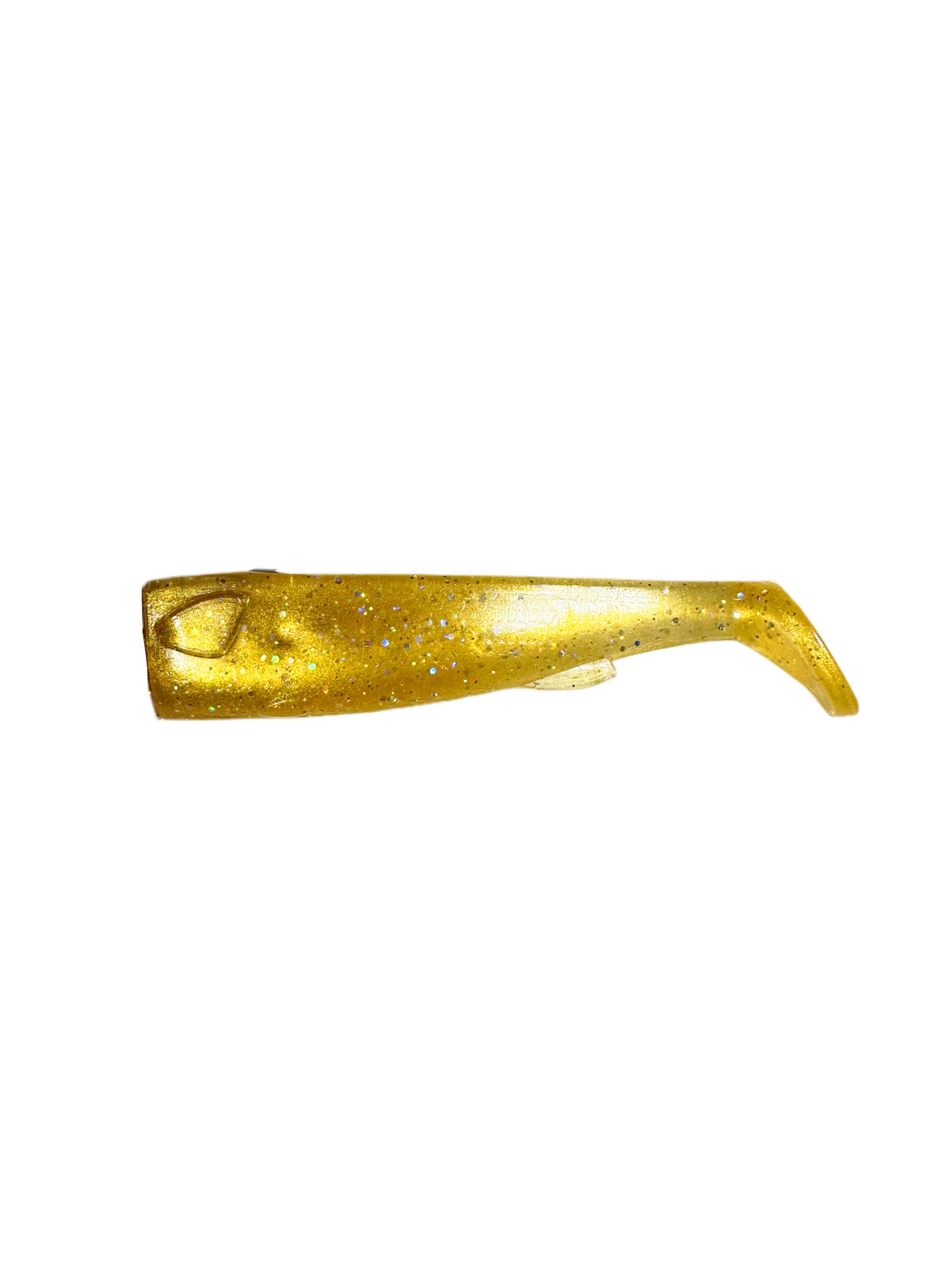 Gold Digger . R&R Tackle Co. | Premium Saltwater Fishing Tackle. Handcrafted Small Batch Slide Bait tail designed for smooth movement in demanding fishing conditions