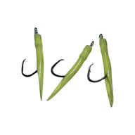 Offset circle hook .R&R Tackle Co. | Premium Saltwater Fishing Tackle. Combine strength, precision, and visibility — perfect for deep drop and bottom fishing. Each hook is pre-rigged with a luminous glow tube that attracts fish in dark or deep waters, giving you a clear advantage during night or offshore trips.
