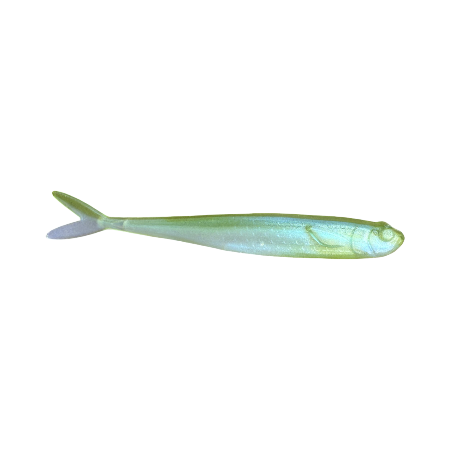 Olive Weedless_Minnow_4-inch - R&R Tackle Co. | Premium Saltwater Fishing Tackle. Its natural swimming action mimics a live baitfish, triggering aggressive strikes from predators hiding in heavy cover.