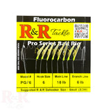PGF 6 Tournament Series Fluorocarbon Bait Rigs - R&R Tackle Co. | Premium Saltwater Fishing Tackle. 10lb fluorocarbon main line with 6lb branch lines for stealthy bait presentation
