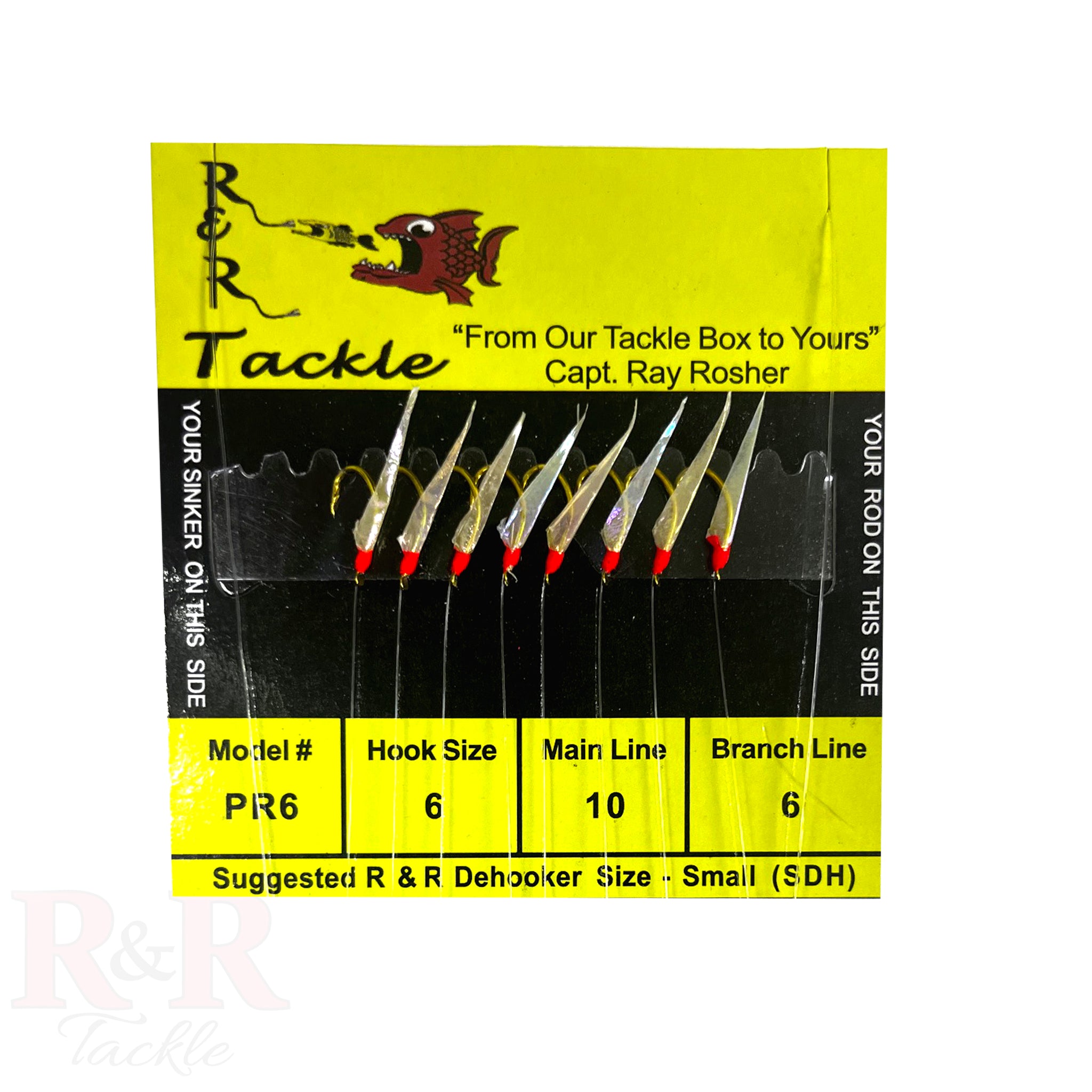 PR Mono Bait Rigs- with fish skin & red heads