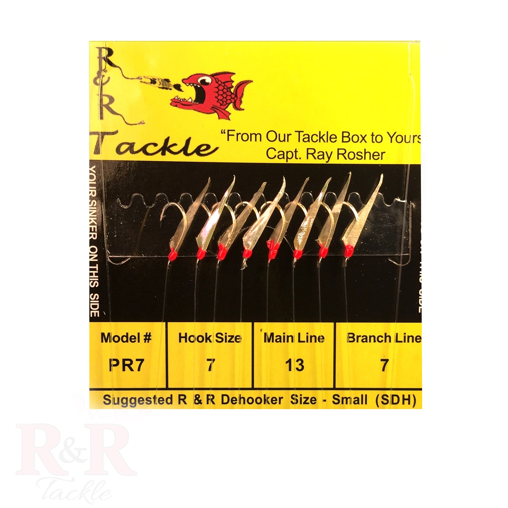 PR Mono Bait Rigs- with fish skin & red heads