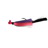 R&R Tackle Aspirin Head Phantom, Jig, Flare hawk,  9/0 black nickel hook, nylon hair,