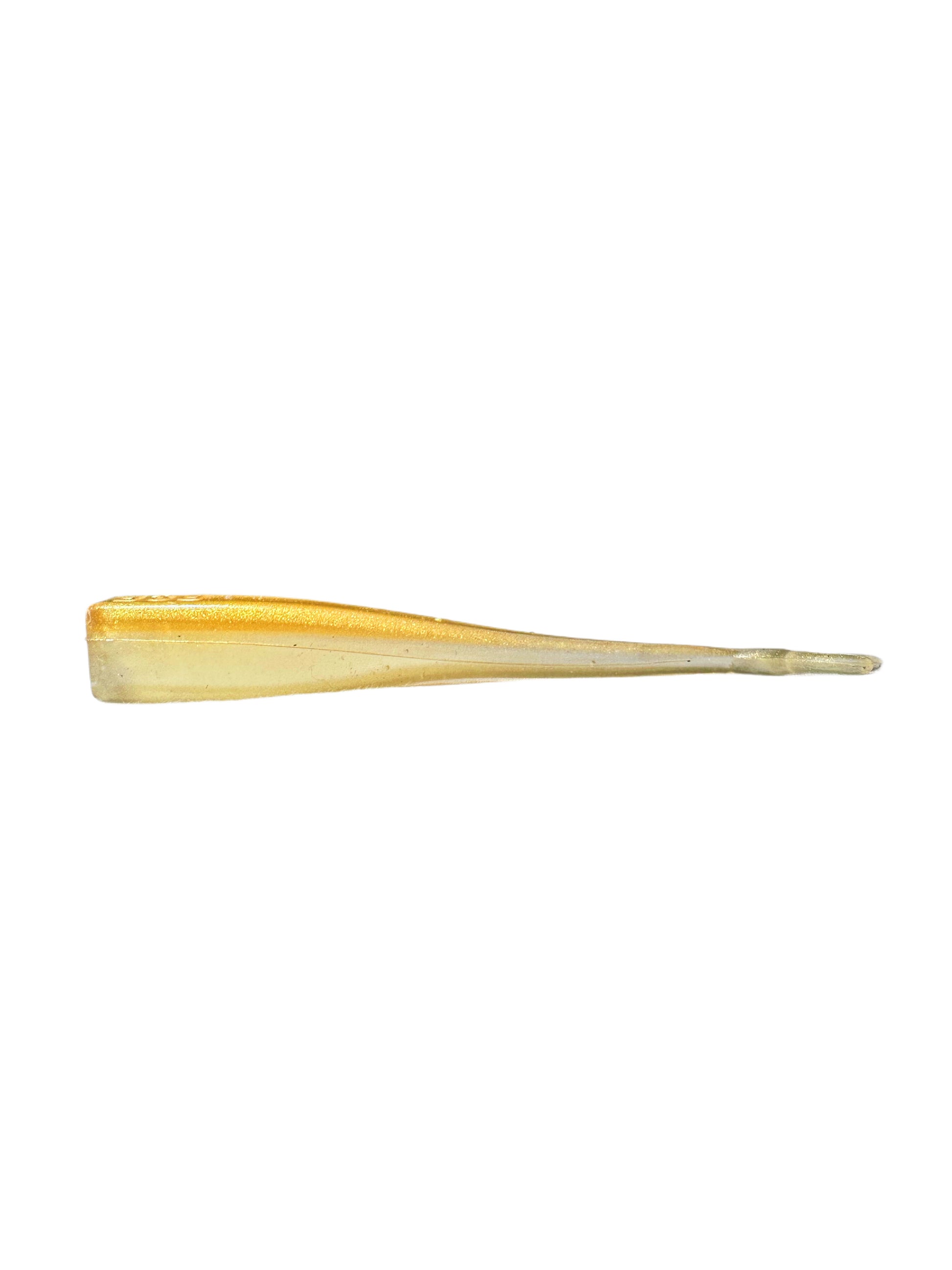 R&R Tackle Minnow Fluke Tail Sandy Key, Fluke-style tail, Hand-injected soft plastic, Made in the USA, 