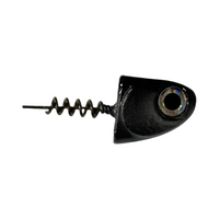 5" SlideBait Jigheads - R&R Tackle Co. | Premium Saltwater Fishing Tackle. This jighead screws onto the soft plastic tail, preventing damage and extending the life of the lure.
