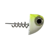 6" SlideBait Jigheads - R&R Tackle Co. | Premium Saltwater Fishing Tackle. This jighead design allows you to choose the hook that best fits your fishing line and underwater terrain. 