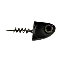 6" SlideBait Jigheads - R&R Tackle Co. | Premium Saltwater Fishing Tackle. This jighead screws onto the soft plastic tail, preventing damage and extending the life of the lure.