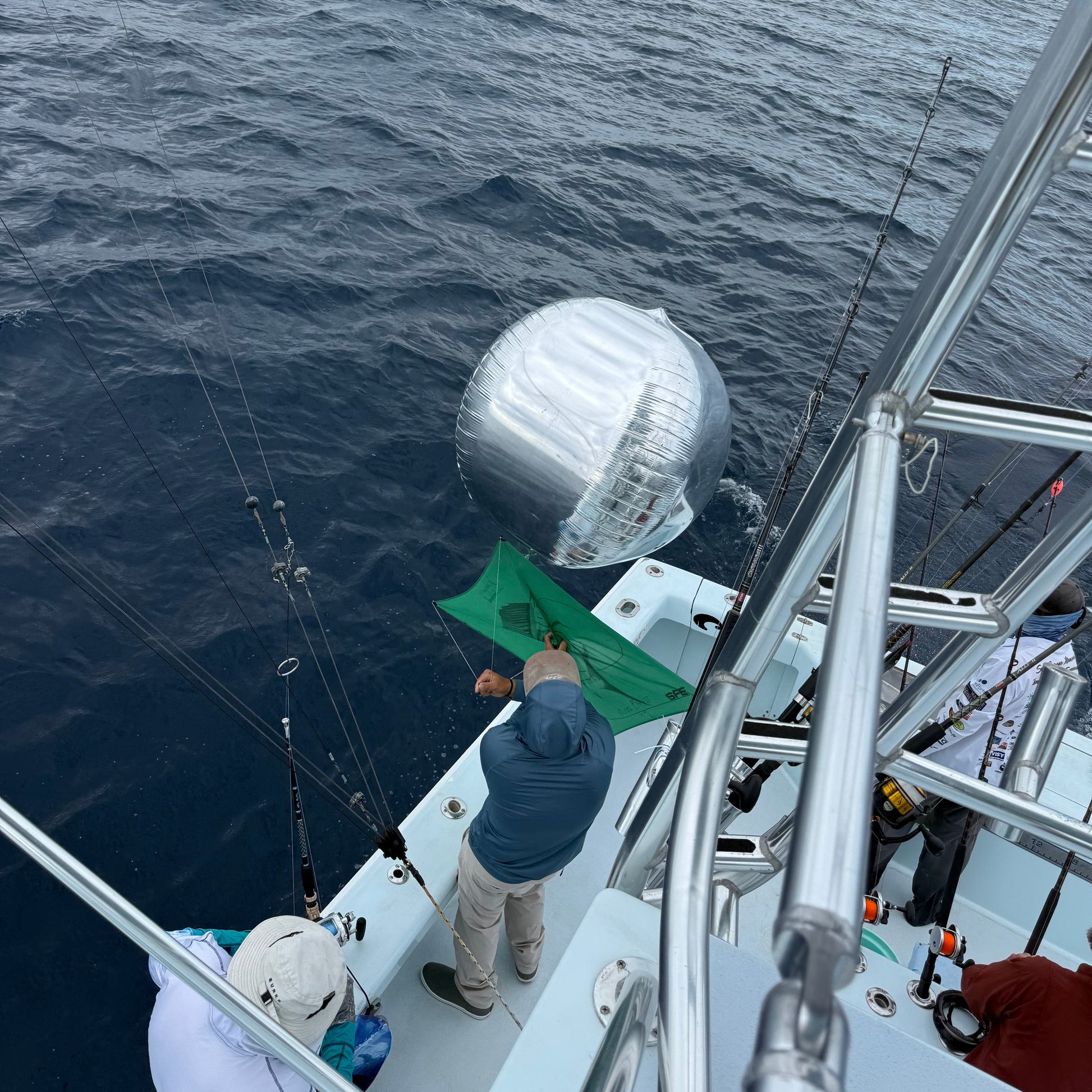 Square Ball Balloon . R&R Tackle Co. | Premium Saltwater Fishing Tackle. The R&R Square Ball Balloon is a simple but essential tool for maximizing control and visibility in your kite fishing spread. Designed specifically for offshore kite fishing, its square shape delivers added stability in the air, helping maintain consistent line separation and kite position even in light or variable wind conditions.