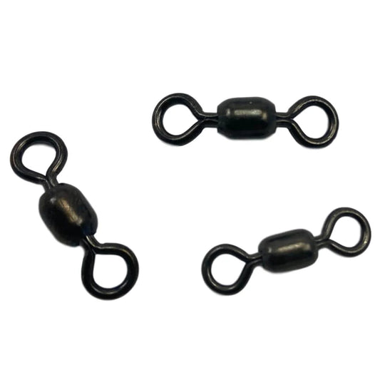 R&R Tackle Stainless Steel Barrel Swivels – 50lb, 100lb, 200lb, 400lb (12pk)