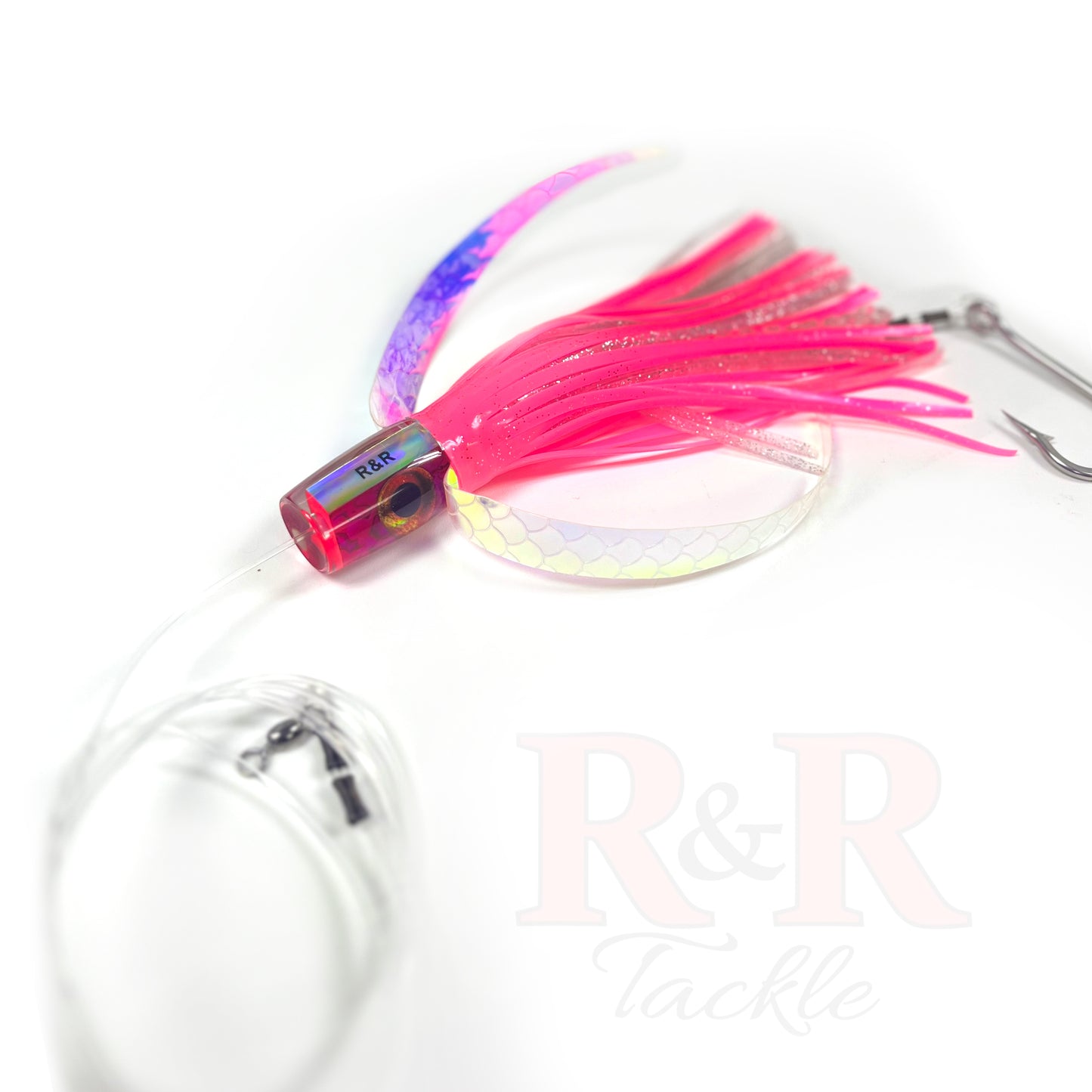 MagBay Tuna & Mahi Mahi Lure Pink, 5.5 Inches, Cup Face With Abalone Shell Pelagic Fish Lure For Tuna MagBay Tuna & Mahi Mahi Lure Pink, 5.5 Inches, Cup Face With Abalone Shell Pelagic Fish Lure For Tuna